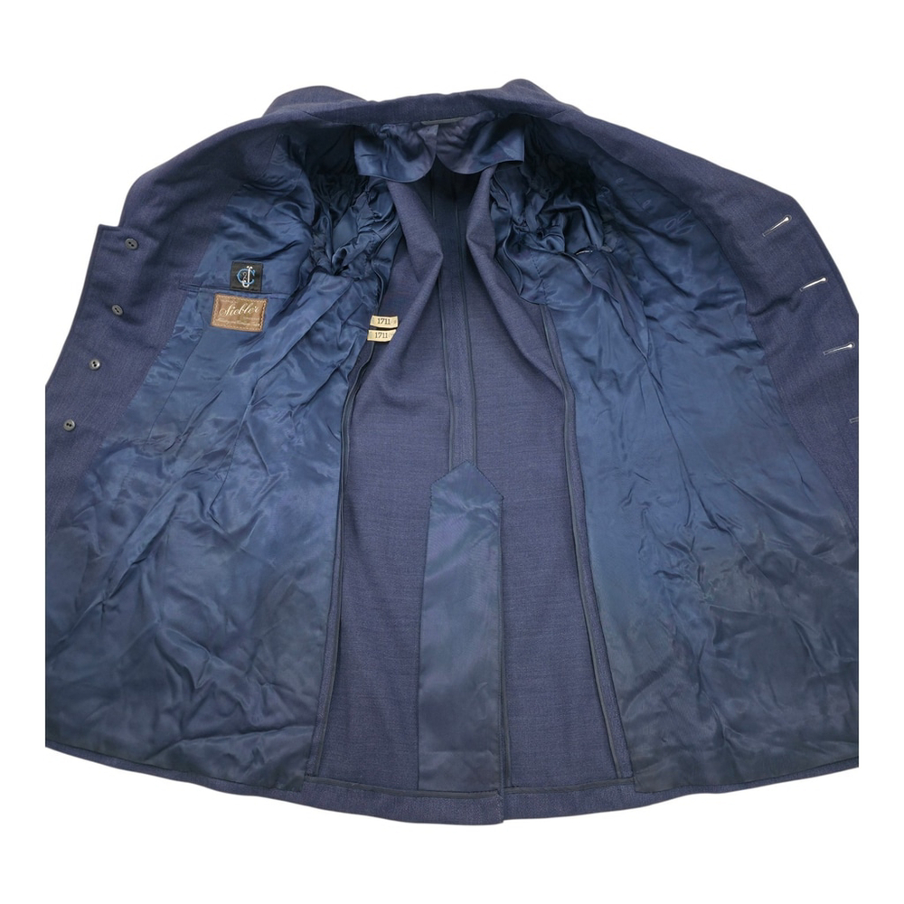 Vintage Siebler Custom Luxury Tailored Military Jacket Mens Medium 1951 USA Blue - Picture 8 of 16